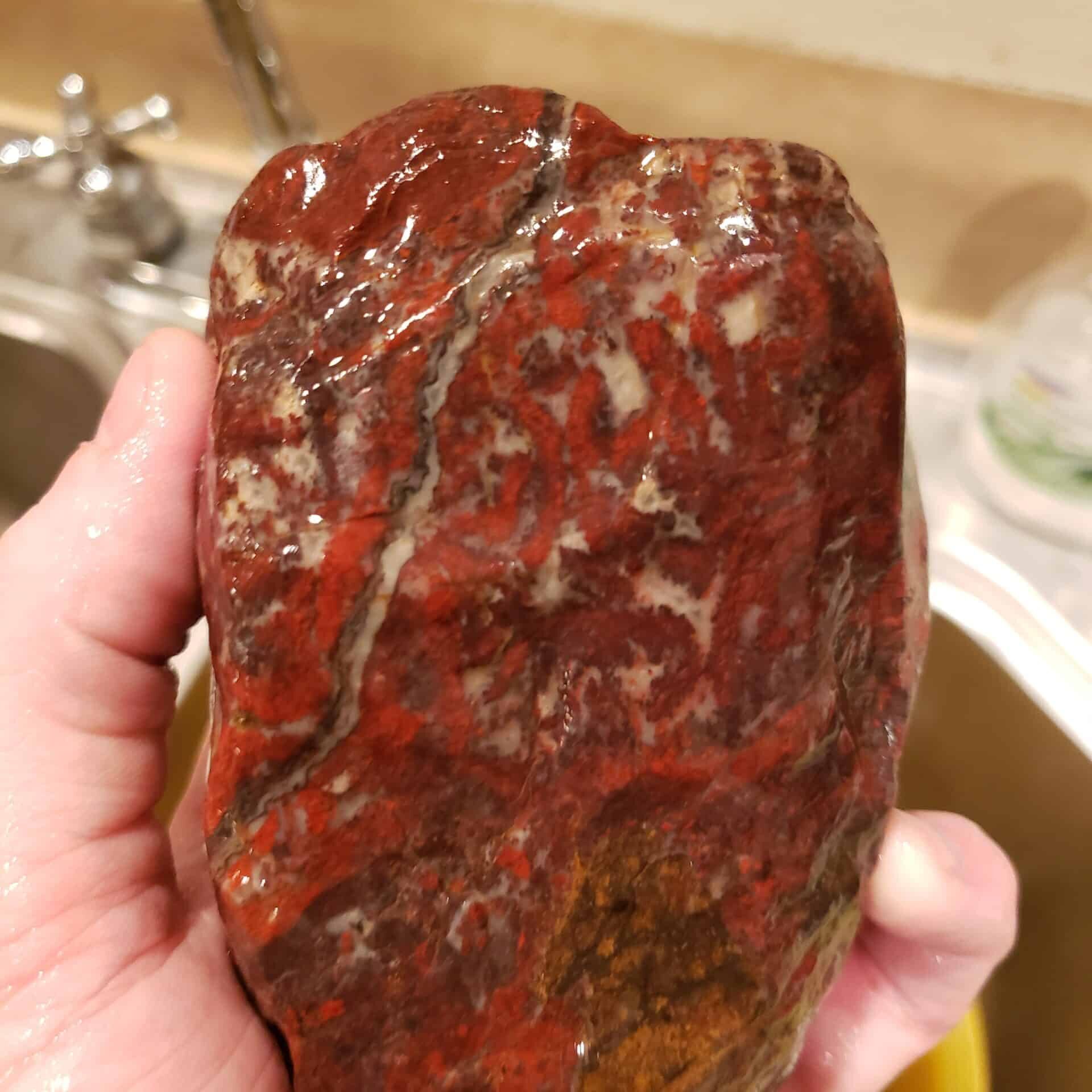 Jasper Agate with Plumes