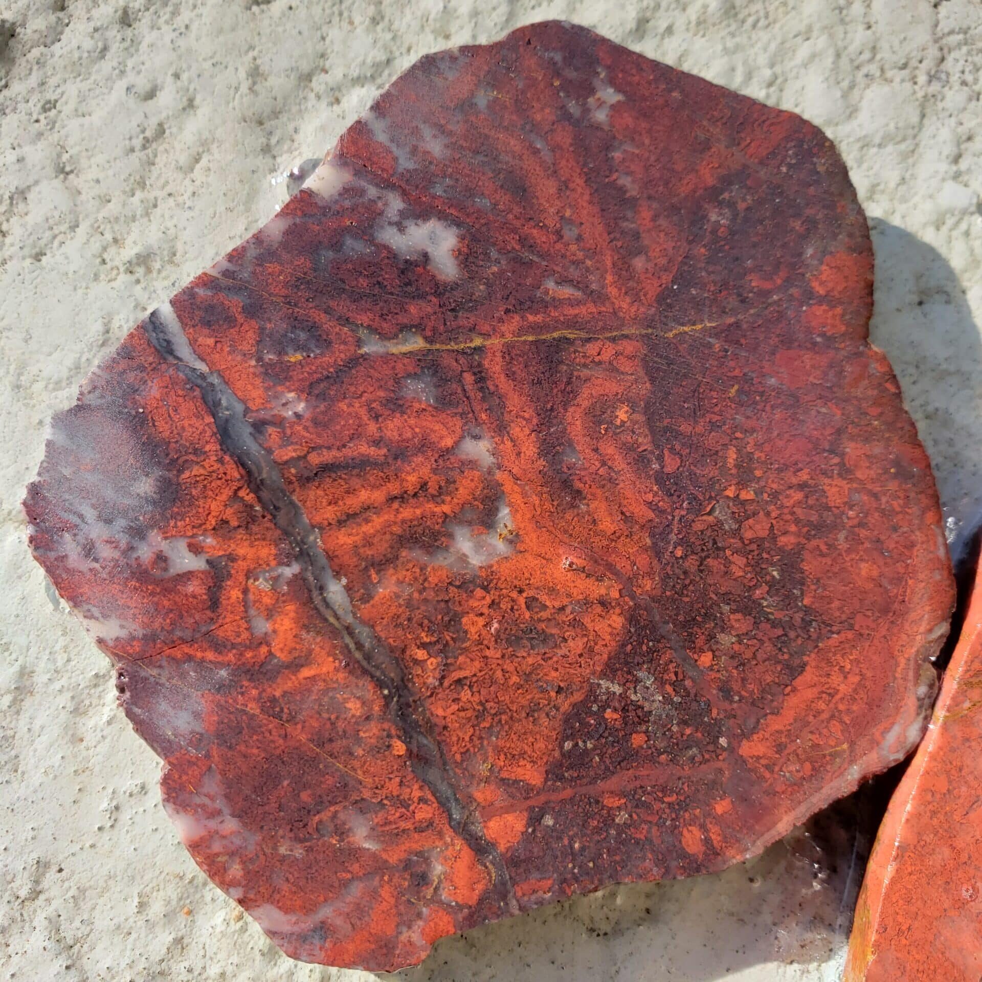 Slab of Jasper Plume Agate